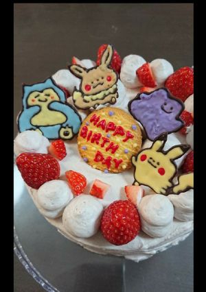 ポケモン 誕生日キャラケーキ-レシピのメイン写真
