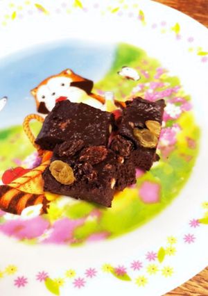 ブラックチョコとチーズの生チョコ風-レシピのメイン写真