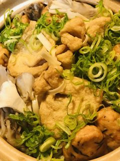 めんつゆベースのうどん鍋●練り物を加えて-レシピのメイン写真