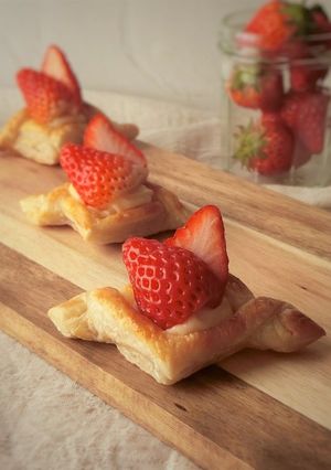 春スイーツ★苺のカスタードパイ-レシピのメイン写真