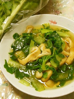 真菜とお揚げの炊いたん-レシピのメイン写真
