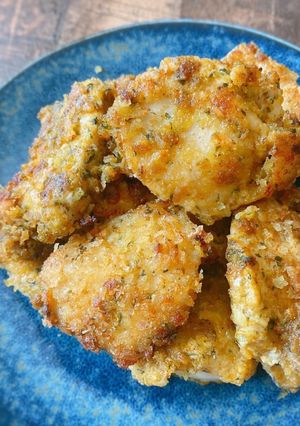 鶏むね肉のカレーチーズパン粉焼き-レシピのメイン写真