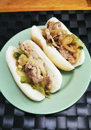 生姜焼サンド-レシピのメイン写真