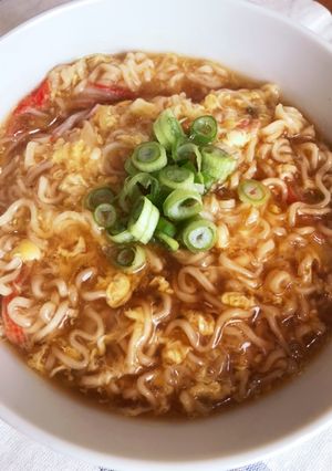 かに玉しょうゆラーメン-レシピのメイン写真