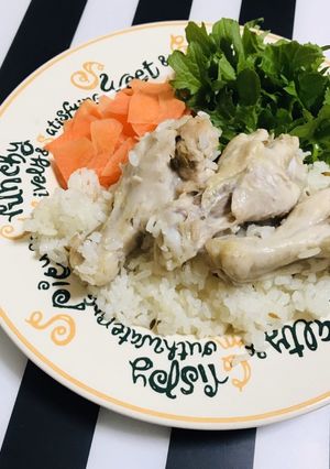 炊飯器でご飯とおかず クミンライス 鶏肉-レシピのメイン写真