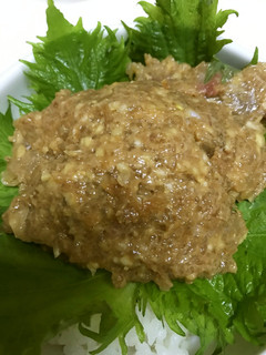 簡単に出来るアジの「なめろう丼」-レシピのメイン写真