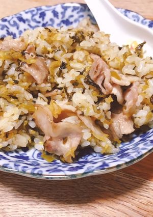 ごま油でパラパラ！簡単高菜チャーハン-レシピのメイン写真