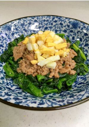 おばあちゃんの♫ほうれん草のひき肉あん-レシピのメイン写真