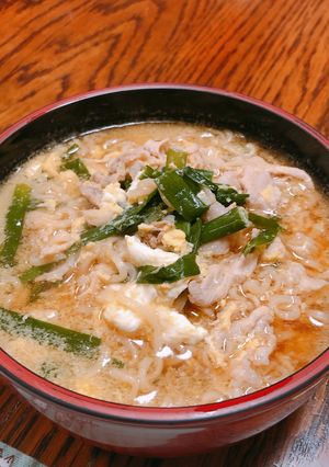 簡単！ニラ玉風ラーメン-レシピのメイン写真