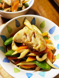 スナップえんどうの炒め物-レシピのメイン写真