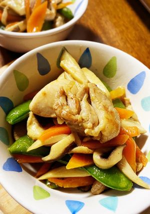 スナップえんどうの炒め物-レシピのメイン写真