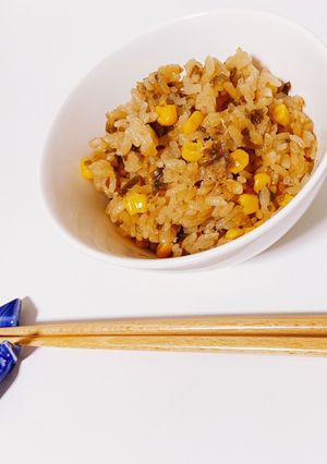 簡単ツナとコーンの塩バター炊き込みご飯-レシピのメイン写真