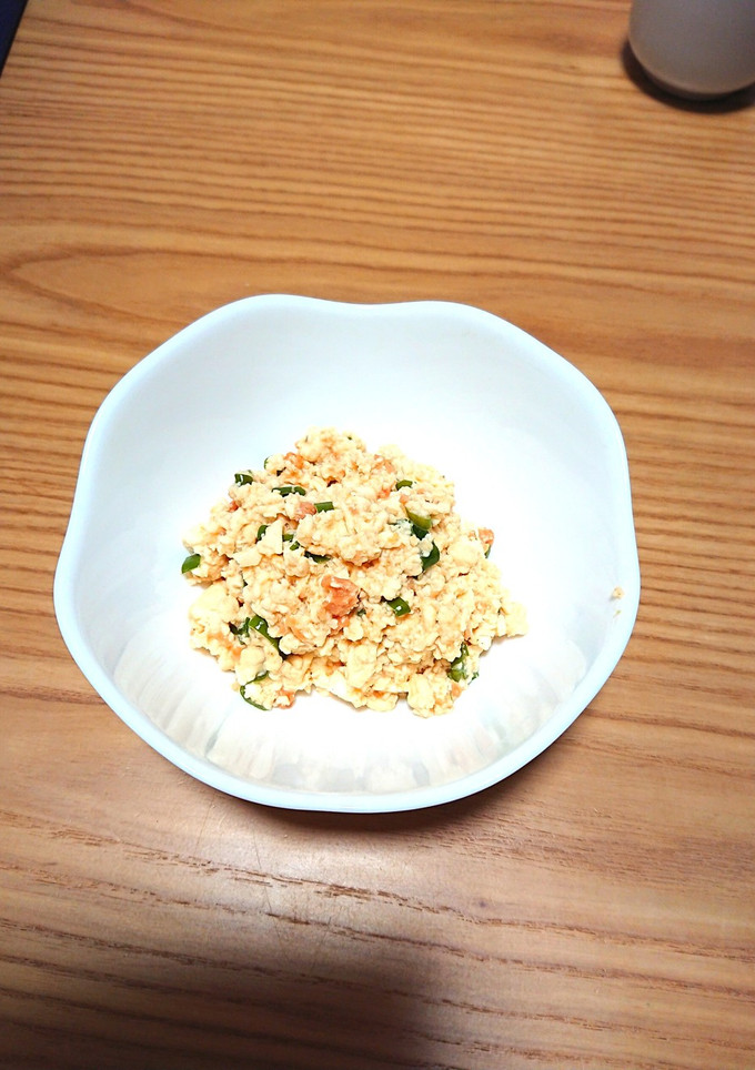 豆腐と鮭フレークのマヨソテー-レシピのメイン写真