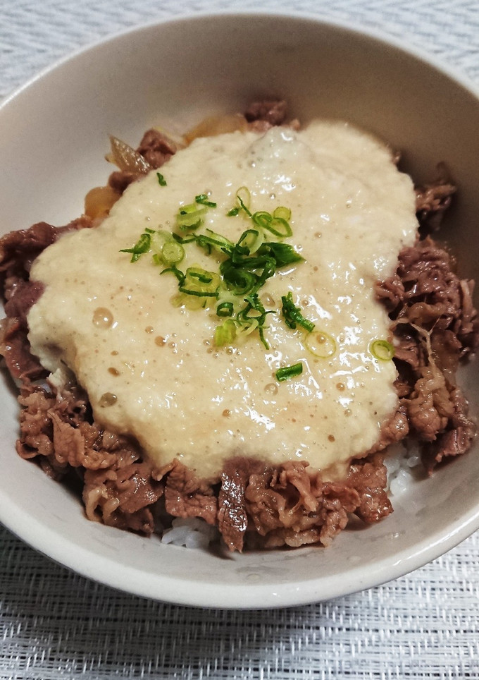 .*ꕤすき家風〜わさび山かけ牛丼ꕤ*.-レシピのメイン写真