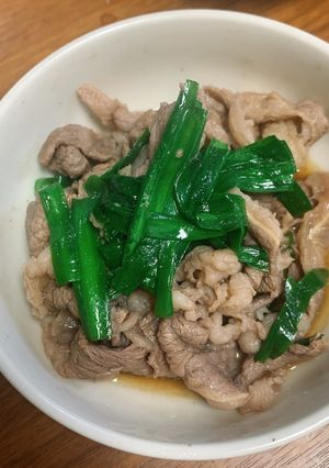 牛肉とニラの甘辛しょうが煮-レシピのメイン写真