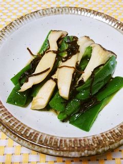 作り置き☆ピーマンとエリンギの塩昆布炒め-レシピのメイン写真