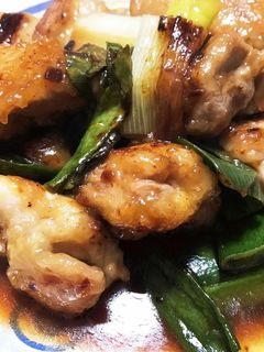鶏モモと白ネギでニンニク焼き-レシピのメイン写真