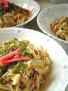 電子レンジでヘルシー焼きそば-レシピのメイン写真