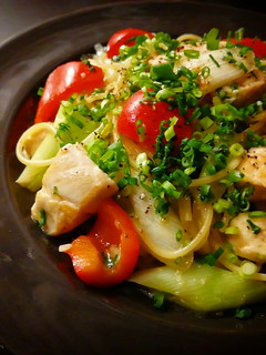 プロ直伝!鶏ササミのネギみそパスタ-レシピのメイン写真