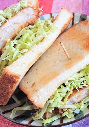 お家でカツサンド-レシピのメイン写真