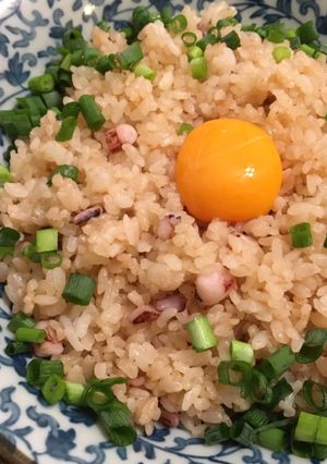 イカゲソ味噌バターで絶品炒飯-レシピのメイン写真