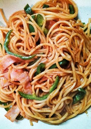 ༺失敗しないおうちナポリタン༻満腹🍝節約-レシピのメイン写真