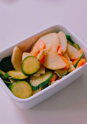 野菜の漬け物風サラダ-レシピのメイン写真
