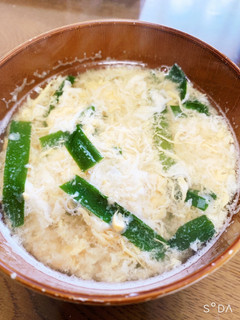 ニラ玉味噌汁-レシピのメイン写真