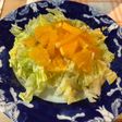 切って盛るだけ!白菜とオレンジのサラダ