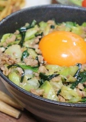 嫌いな人はいないでしょ♡餃子の中身丼★-レシピのメイン写真