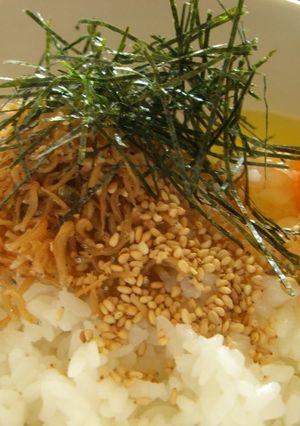 卵ごはん＋ちりめん山椒＝激ウマ♪-レシピのメイン写真