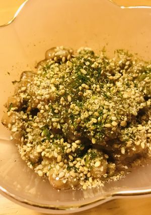 毎日の納豆●梅肉＆しろごまかけ-レシピのメイン写真