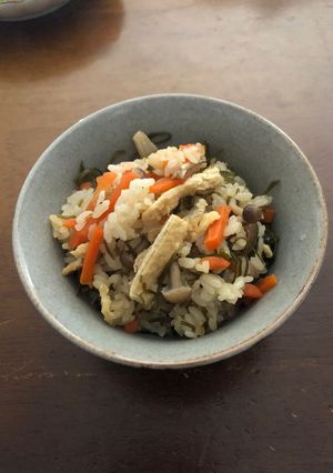 素朴な炊き込みご飯-レシピのメイン写真