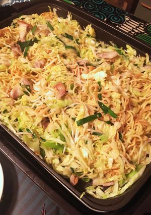 ホットプレートで上海炒麺☆塩味-レシピのメイン写真