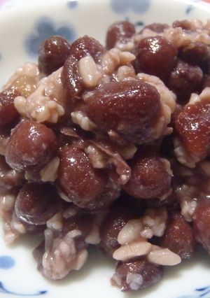 圧力鍋、炊飯器で作る‥小豆たっぷり甘酒-レシピのメイン写真