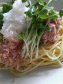 大根おろしとツナの冷製パスタ♪-レシピのメイン写真