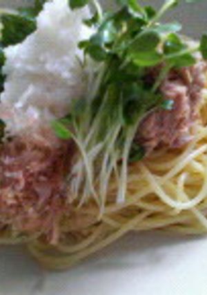 大根おろしとツナの冷製パスタ♪-レシピのメイン写真