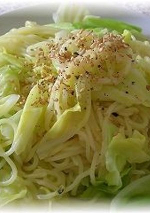 油を使わないヘルシー塩焼きそば-レシピのメイン写真