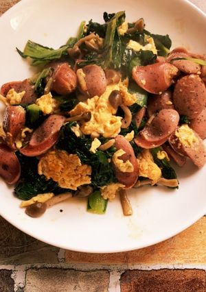 タアサイの炒め物-レシピのメイン写真