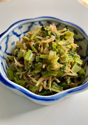ふりかけにも！かぶの葉とじゃこ炒め-レシピのメイン写真