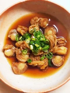 ベビーホタテの煮物-レシピのメイン写真