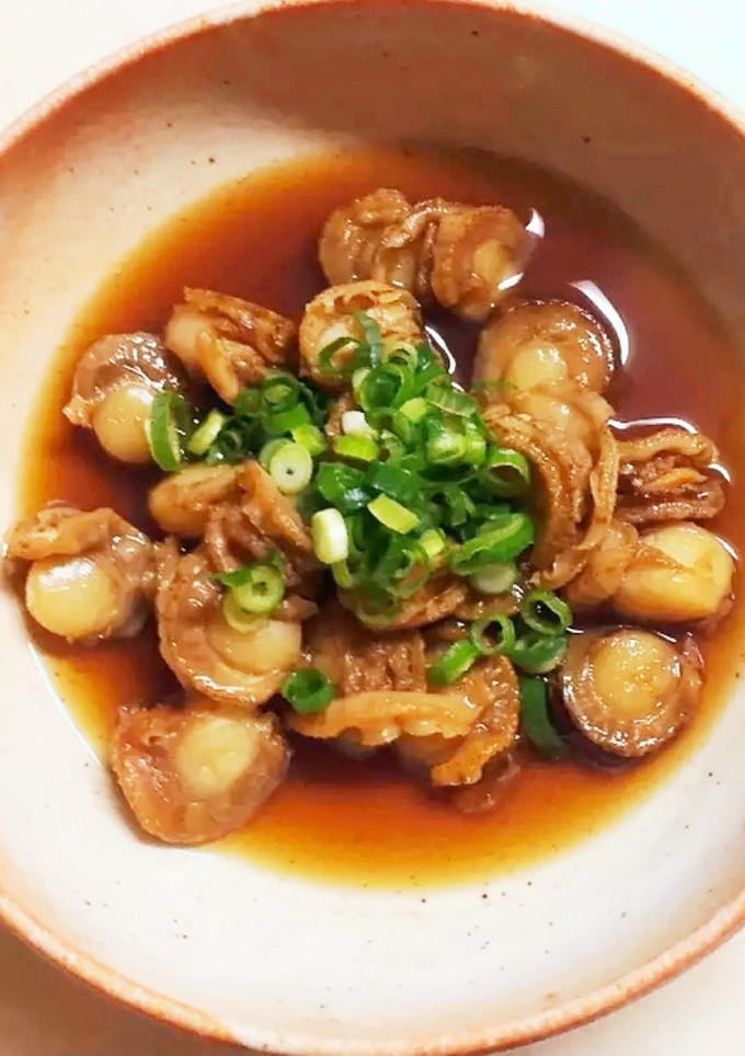 ベビーホタテの煮物-レシピのメイン写真