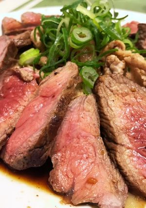【トースター】ローストビーフと醤油ソース-レシピのメイン写真