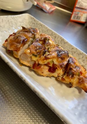 鶏胸肉のピザ風-レシピのメイン写真