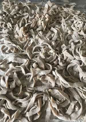栗粉のパスタ-レシピのメイン写真