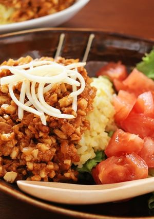 厚揚げで！なんちゃってタコライス-レシピのメイン写真