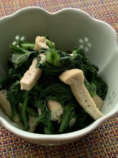 免疫力UP! 春菊のおひたし-レシピのメイン写真
