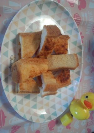 牛乳多量レシピゆずりんごプリンチトースト-レシピのメイン写真