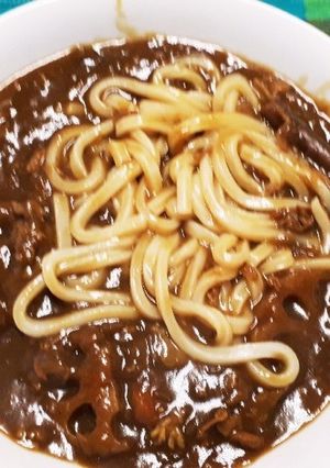 我が家のカレーうどん-レシピのメイン写真