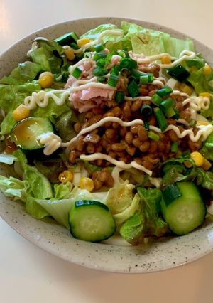 ＊納豆サラダうどん＊-レシピのメイン写真